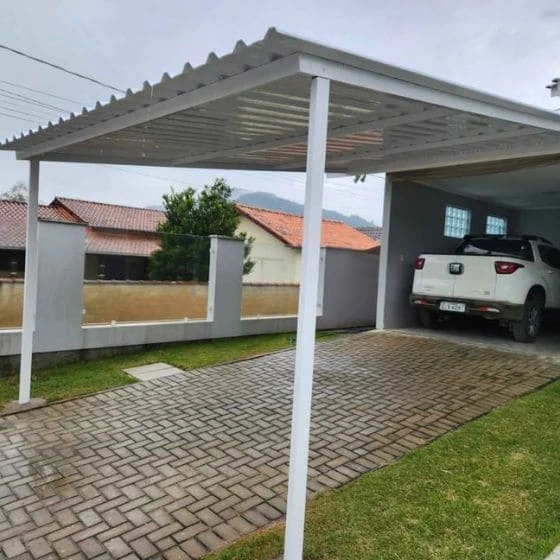 Cobertura de Telha Metálica Simples em Valinhos SP — Cobertura com estrutura metálica reforçada