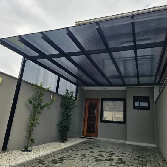 Pergolado Fixo de Ferro em Valinhos SP — Cobertura com estrutura metálica reforçada