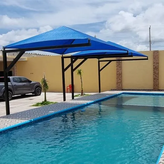 Sombreadores para Veículos em Valinhos SP — Cobertura com calha lateral para escoamento