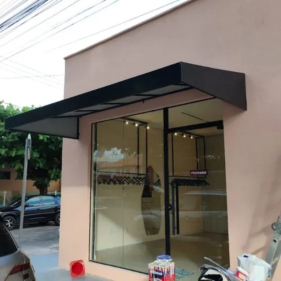 Toldo Fixo de Lona PVC em Valinhos SP — Instalação em área gourmet com churrasqueira